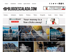 Tablet Screenshot of blogdescalada.com